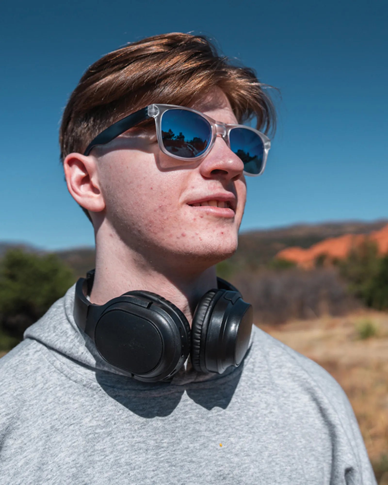 Casque audio en plastique recyclé RCS Elite à personnaliser - 8